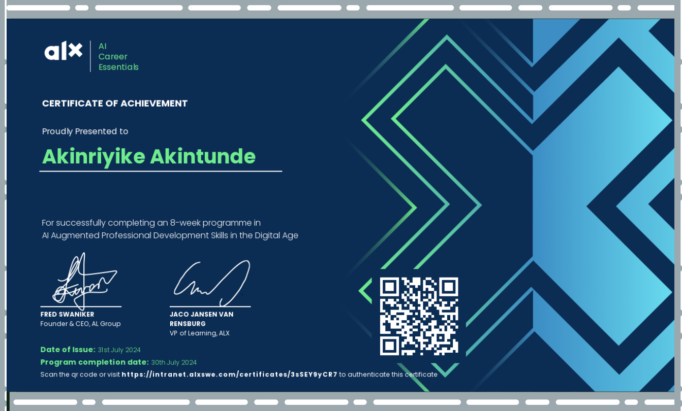 AI Augmented Professional Development